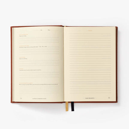 Notes to Mindfulness Journal - Sunset Orange