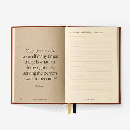 Notes to Mindfulness Journal - Sunset Orange