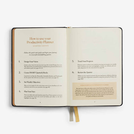 Quarterly Productivity Planner