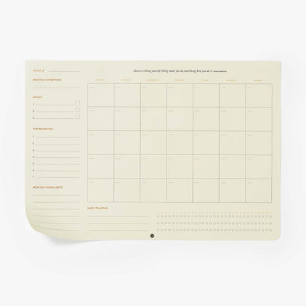 Productivity Monthly Desk Pad