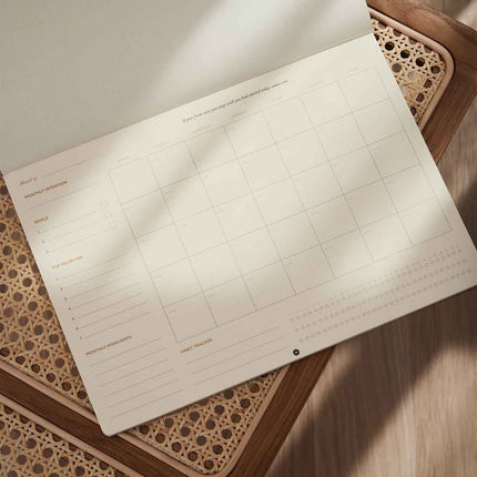 Productivity Monthly Desk Pad