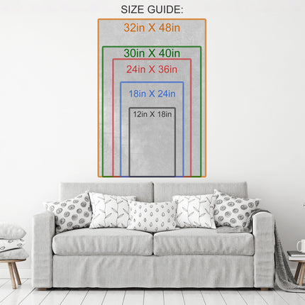Rule #1 F*Ck What They Think Canvas Wall Art, Motivational Decor