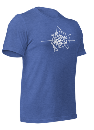 Disgruntled entrepreneur t-shirt in blue, perfect for hustle and expressing frustration in entrepreneurship.