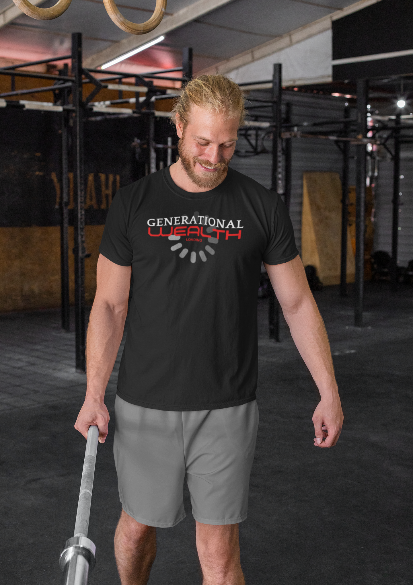 Generational Wealth Loading T-Shirt – Build, Hustle, Legacy