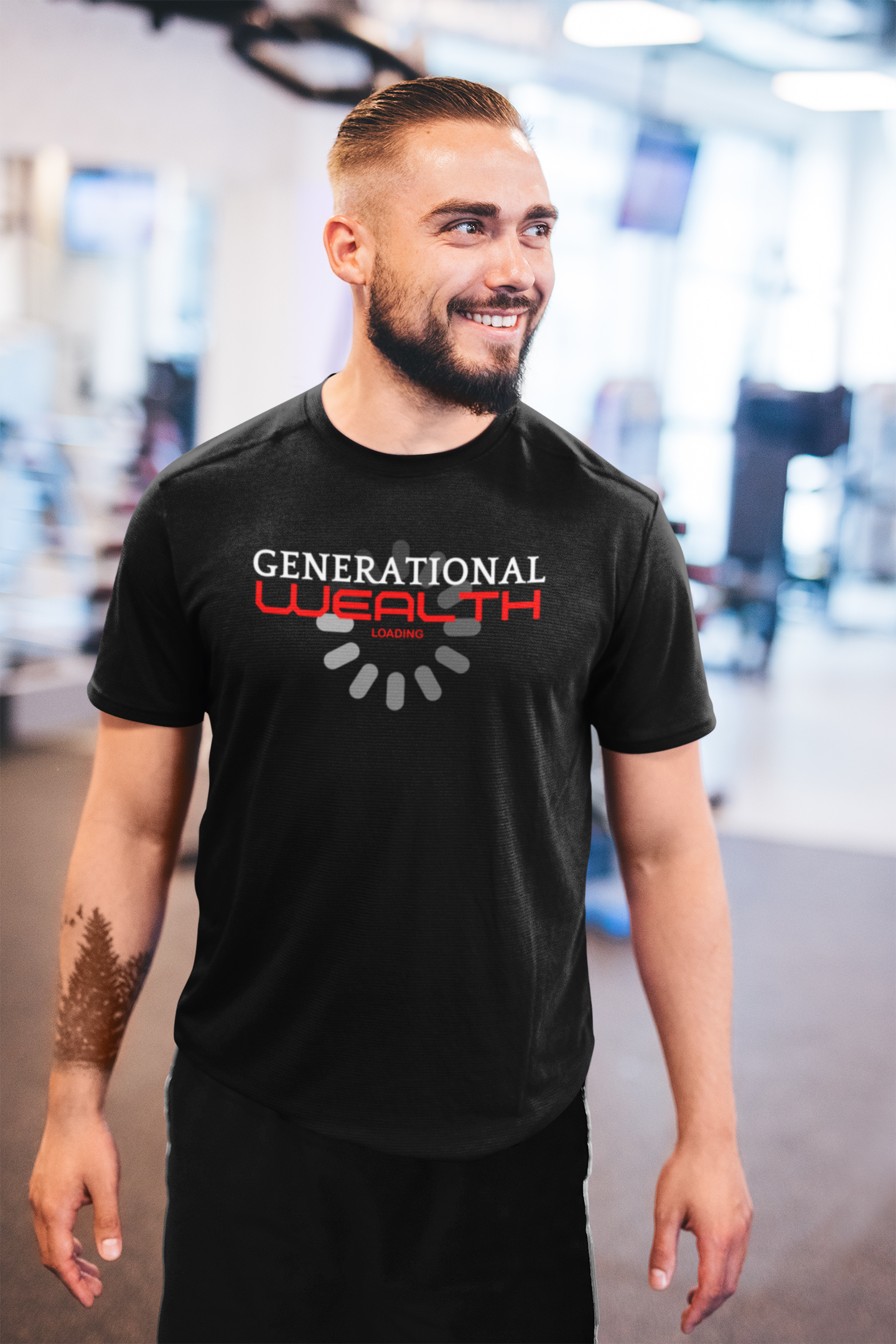 Generational Wealth Loading T-Shirt – Build, Hustle, Legacy