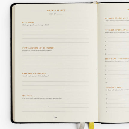 Productivity Planner - Black