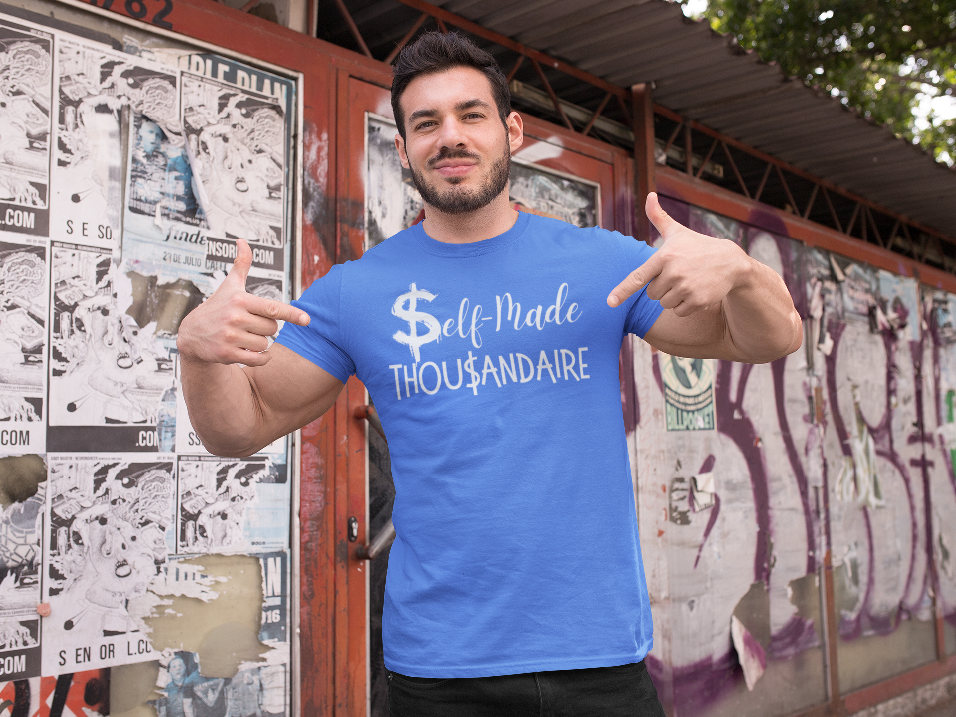 Self-Made Thousandaire T-Shirt – Startup Style for Entrepreneurs on the Rise