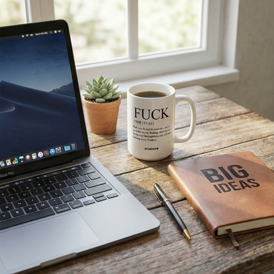 Mugs, Journals & Notebooks