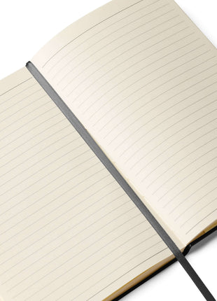 Open pages of the Entrepreneur Notebook - Little Book of BIG Ideas showcasing lined cream pages ready for notes.