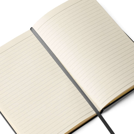 Open pages of the Entrepreneur Notebook - Little Book of BIG Ideas showcasing lined cream pages ready for notes.