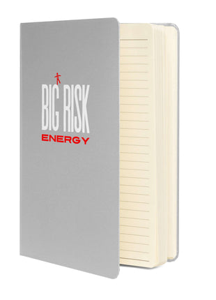 Big Risk Energy Notebook with cream-colored lined pages and UltraHyde hardcover, perfect for visionaries.