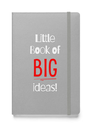 Entrepreneur Notebook - Little Book of BIG Ideas with gray hardcover and vibrant text design.