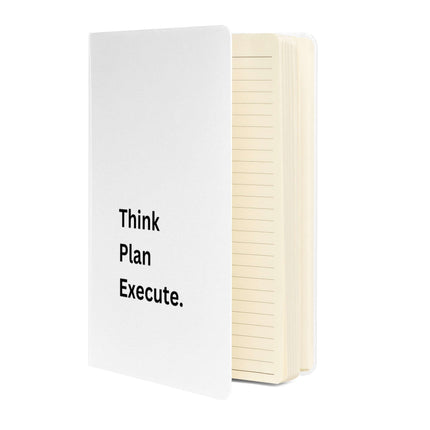 Think. Plan. & Execute. Notebook – Strategic Journal for Entrepreneurs Who Take Action with lined pages.