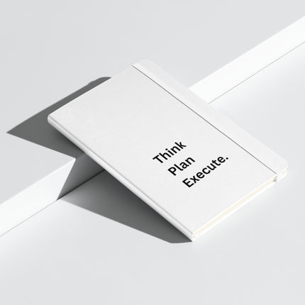 Think Plan Execute Journal – Strategic Notebook for Founders and Goal-Getters on a minimalist surface.