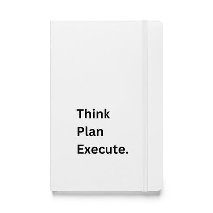 Think Plan Execute Journal – Strategic Notebook for Founders and Goal-Getters with minimalist design.