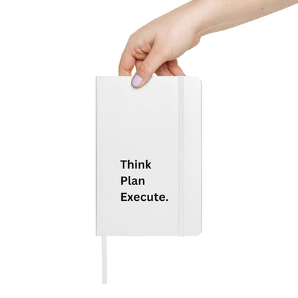Think Plan Execute Journal – Strategic Notebook for Founders and Goal-Getters held in hand.
