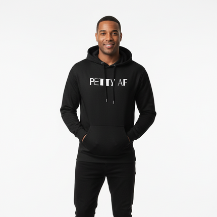 Petty AF Hoodie Male Entrepreneur Mockup