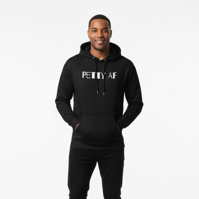 Petty AF Hoodie Male Entrepreneur Mockup