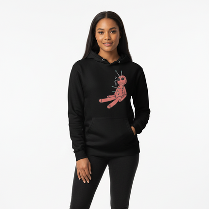 Petty AF Voodoo Doll Hoodie Product Mockup