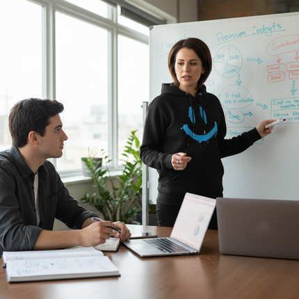 Smiley Face Hoodie Mentor Session