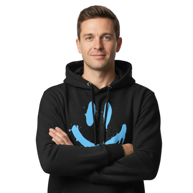 Smiley Face Hoodie Mockup