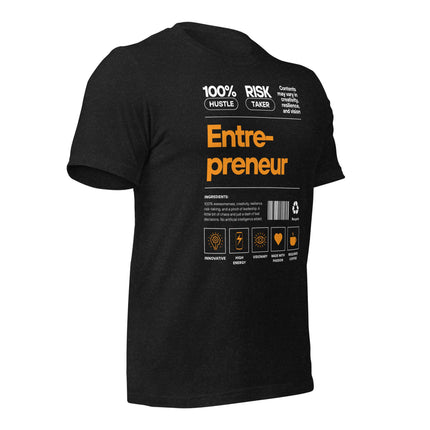 Entrepreneur Label T-Shirt – Premium Comfort for Driven Founders, featuring bold graphics and a stylish design.