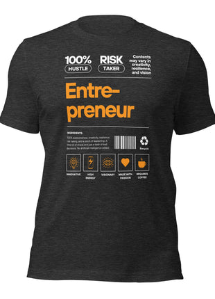 Entrepreneur Label T-Shirt – Premium Comfort for Driven Founders featuring a bold graphic design.