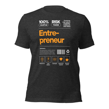Entrepreneur Label T-Shirt – Premium Comfort for Driven Founders featuring a bold graphic design.