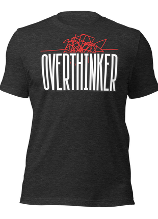OverThinker T-Shirt for entrepreneurs, featuring bold graphic design on soft cotton fabric.