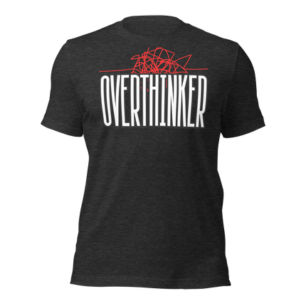 OverThinker T-Shirt for entrepreneurs, featuring bold graphic design on soft cotton fabric.
