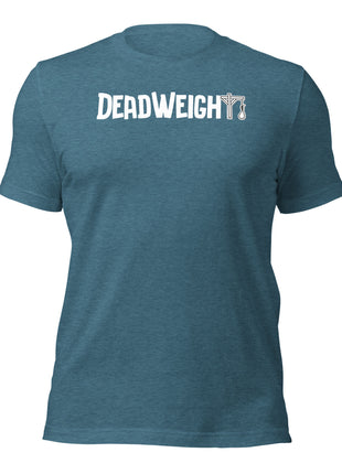 DeadWeight T-Shirt in blue, ideal entrepreneur apparel for those who defy expectations.
