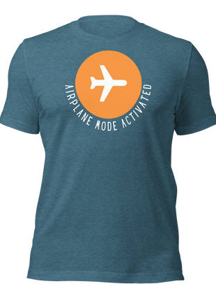 Airplane Mode Activated T-Shirt for entrepreneurs, featuring bold design and comfortable fabric.