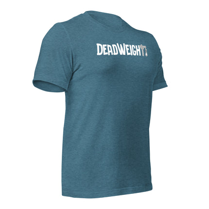 DeadWeight T-Shirt – Built for the Ones They Underestimated in a blue color, perfect for entrepreneurs and dreamers.