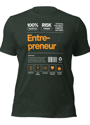 Entrepreneur Label T-Shirt – Premium Comfort for Driven Founders with a stylish design and commitment to quality.