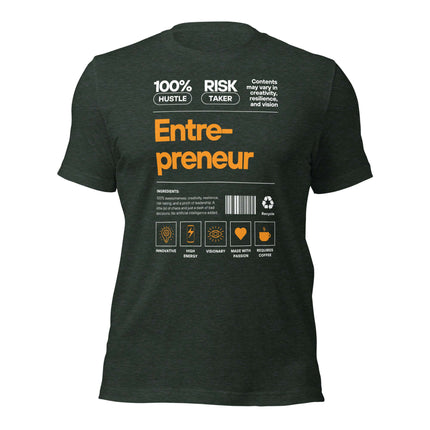 Entrepreneur Label T-Shirt – Premium Comfort for Driven Founders with a stylish design and commitment to quality.