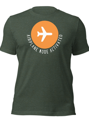 Airplane Mode Activated T-Shirt for entrepreneurs, featuring a stylish design on soft, breathable fabric.