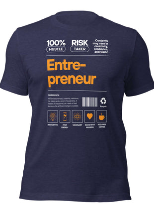 Entrepreneur Label T-Shirt – Premium Comfort for Driven Founders featuring bold text and unique graphics.