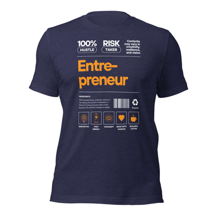 Entrepreneur Label T-Shirt – Premium Comfort for Driven Founders featuring bold text and unique graphics.