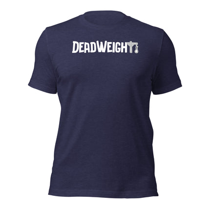 DeadWeight T-Shirt – Built for the Ones They Underestimated, navy cotton tee perfect for entrepreneurs.
