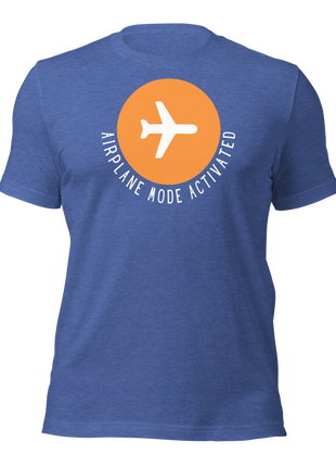 Airplane Mode Activated T-Shirt for entrepreneurs, featuring a bold design on soft, breathable fabric.