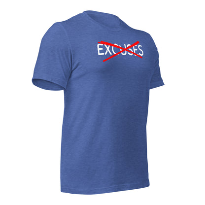 No Excuses Motivational T-Shirt for Entrepreneurs