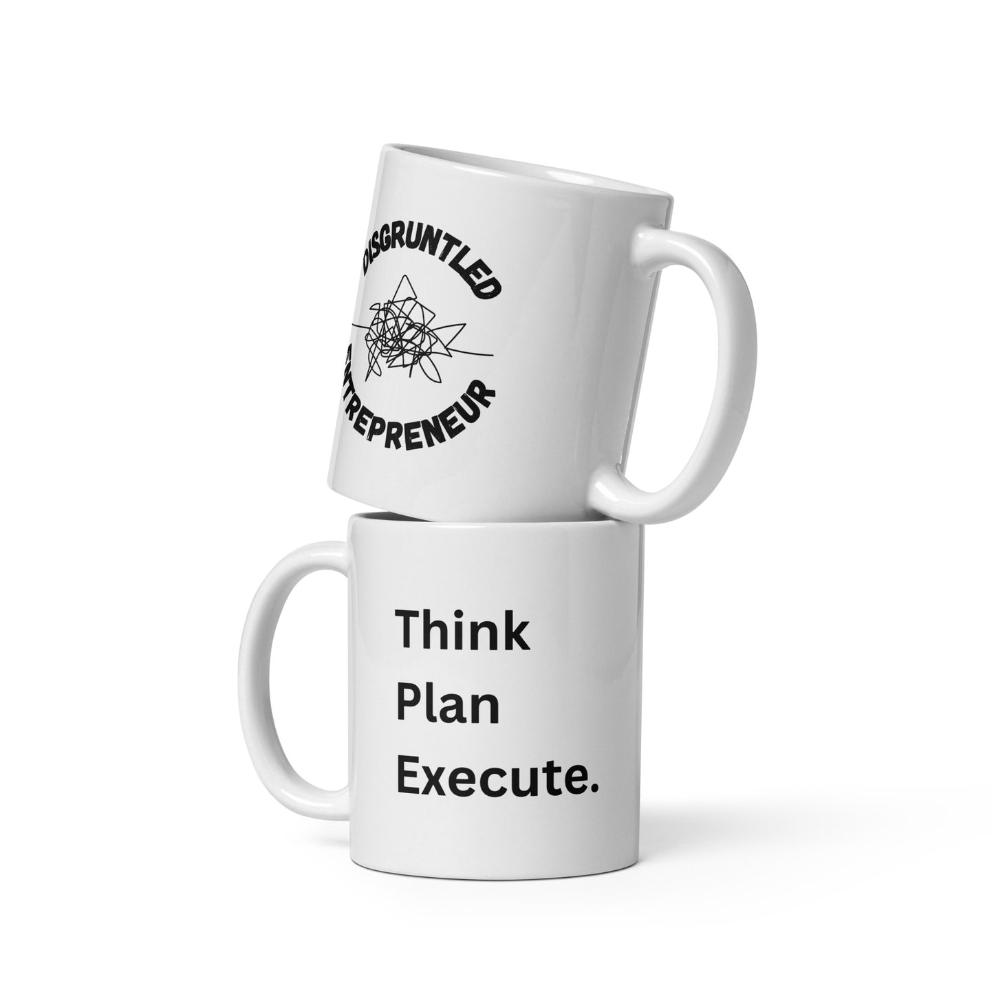 Think. Plan. Execute. Strategy Coffee Mug for Entrepreneurs