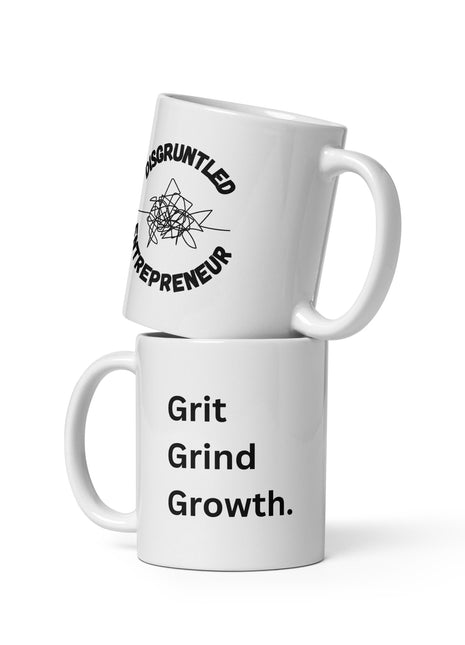 Grit. Grind. Growth. Entrepreneur Coffee Mug
