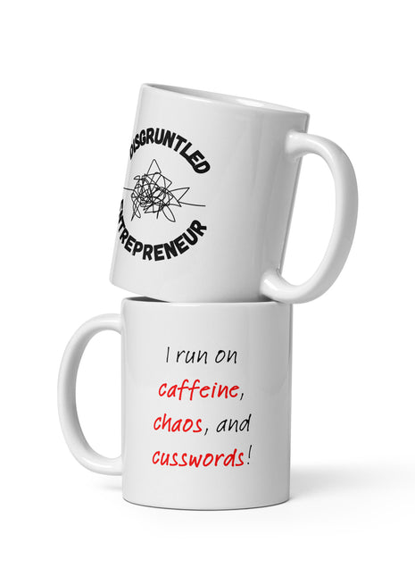 Caffeine, Chaos, & Cusswords Mug