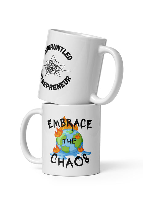 Embrace the Chaos Coffee Mug for Entrepreneurs