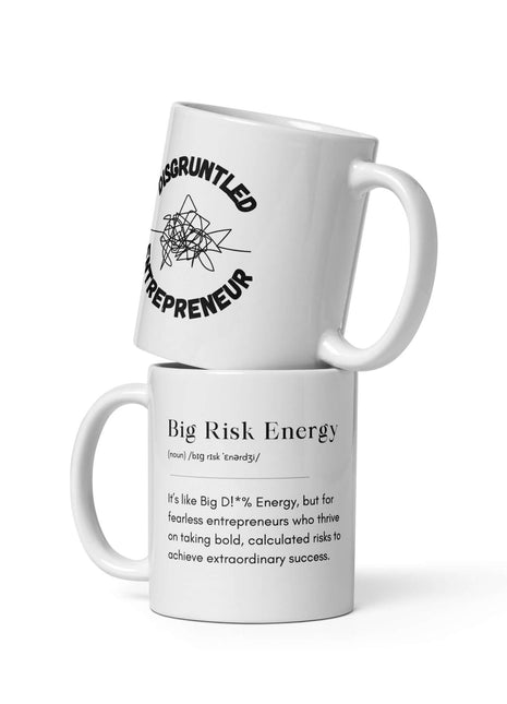 Definition of Big Risk Energy Coffee Mug