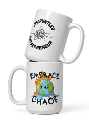 Embrace the Chaos Coffee Mug for Entrepreneurs
