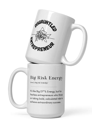 Definition of Big Risk Energy Coffee Mug