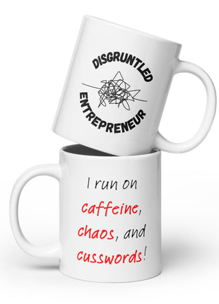 Caffeine, Chaos, & Cusswords Mug