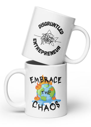 Embrace the Chaos Coffee Mug for Entrepreneurs